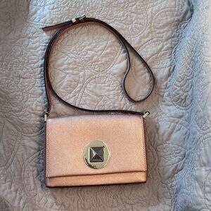 ♠️Kate Spade Crossbody Bag-Diamond Closure 💎- Beautiful Metallic Champagne Color